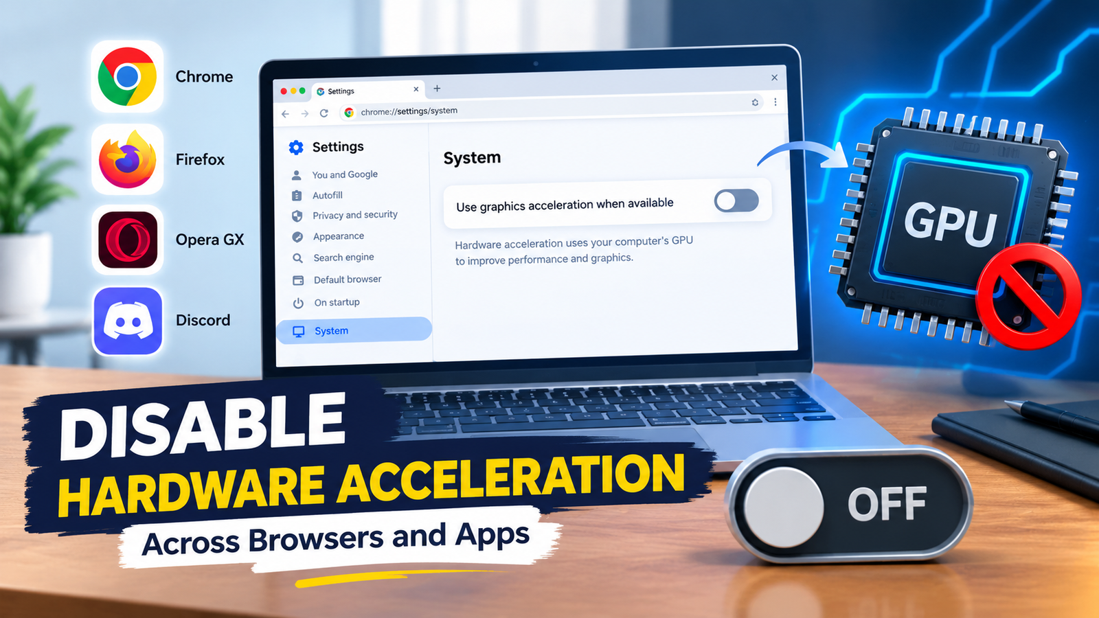 Disable hardware acceleration