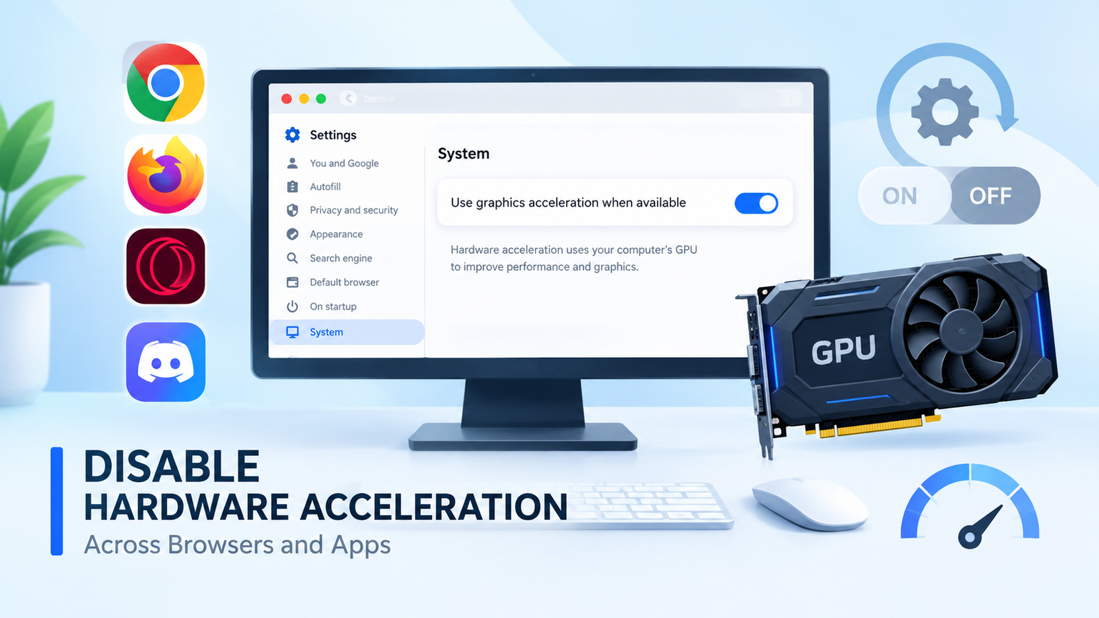 Disable hardware acceleration