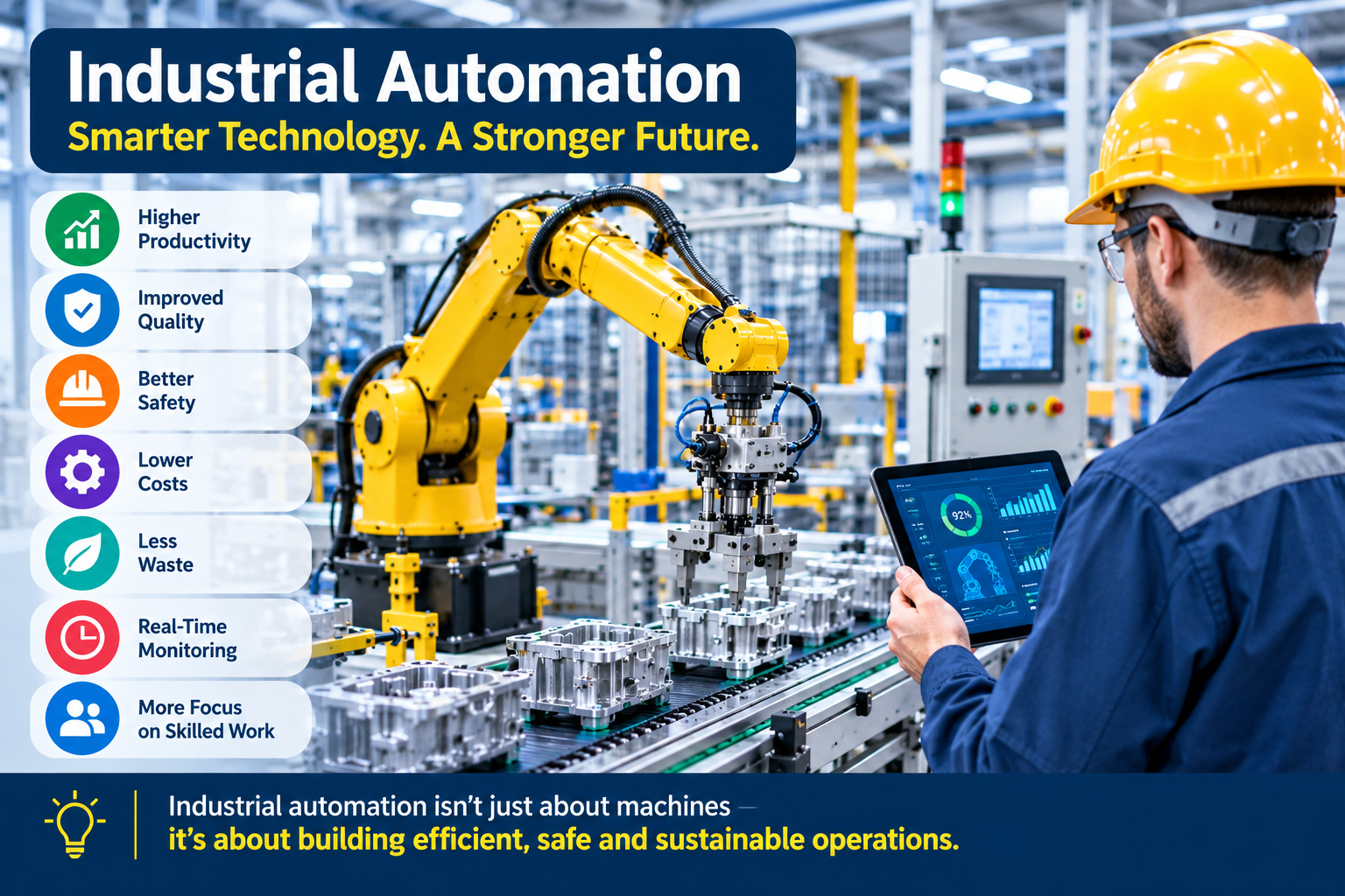 What is industrial automation and its benefits